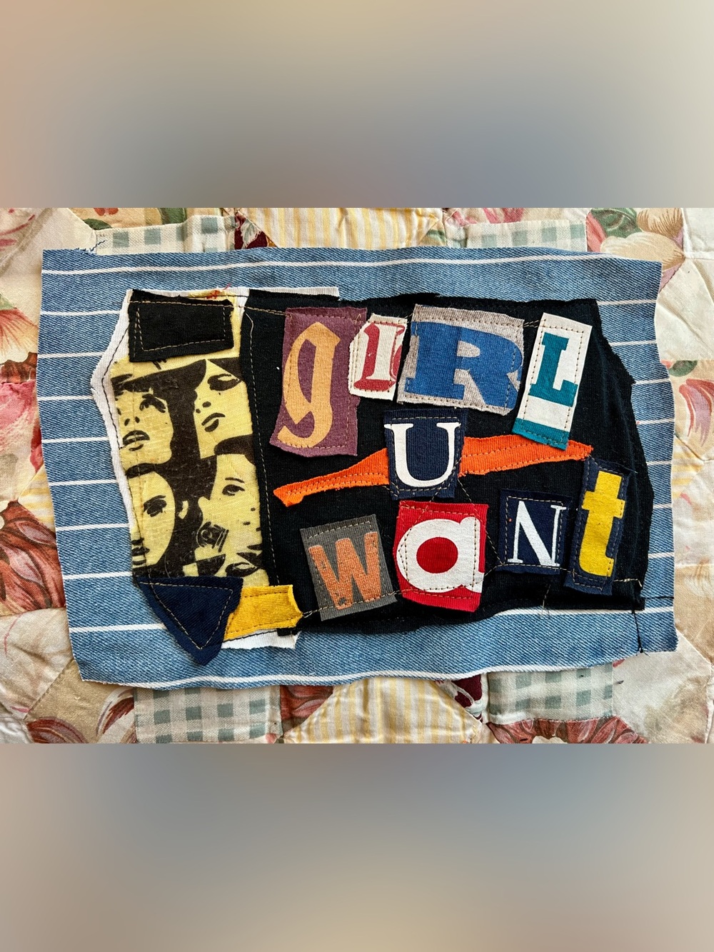 Ransom Note Patch - Girl U Want